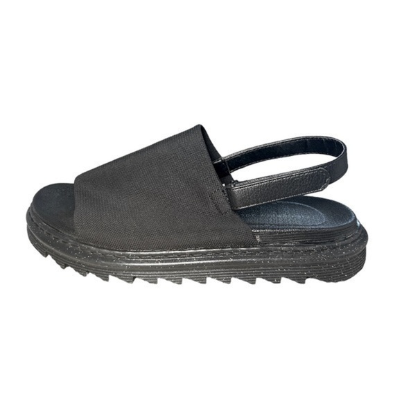 NWOT SINCERELY JULES TINA BLACK SPARKLE HEEL STRAP SANDALS, BIG GIRLS SIZE 4M - Picture 1 of 8